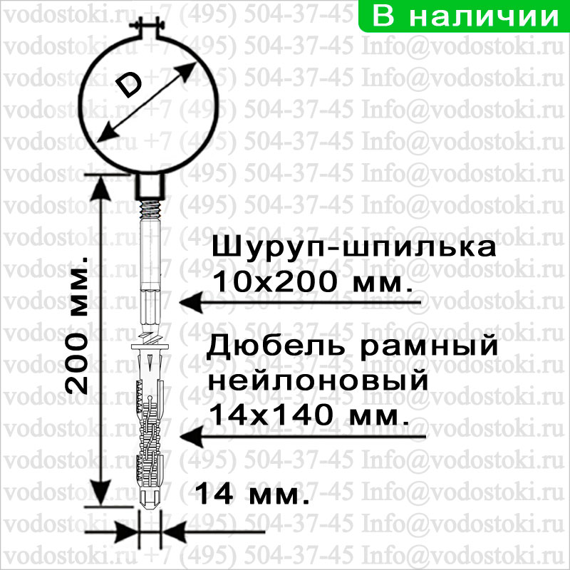 Крепление водосточной трубы к стене (крепление водостока)